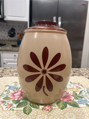 Vintage Bartlett Collins Cookie Jar 9.75”